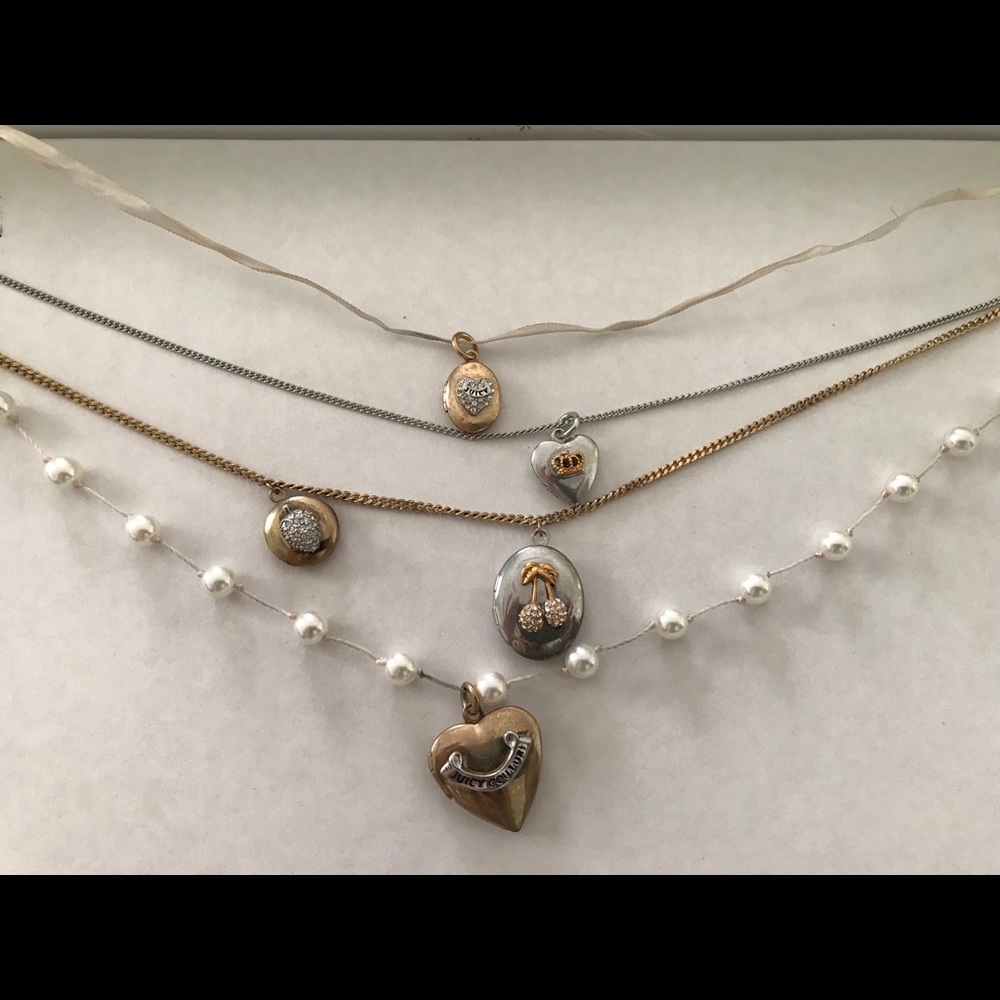 Juicy Couture layered necklace